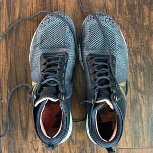 Women’s Reebok CrossFit Black and Gray Shoes - Size 8